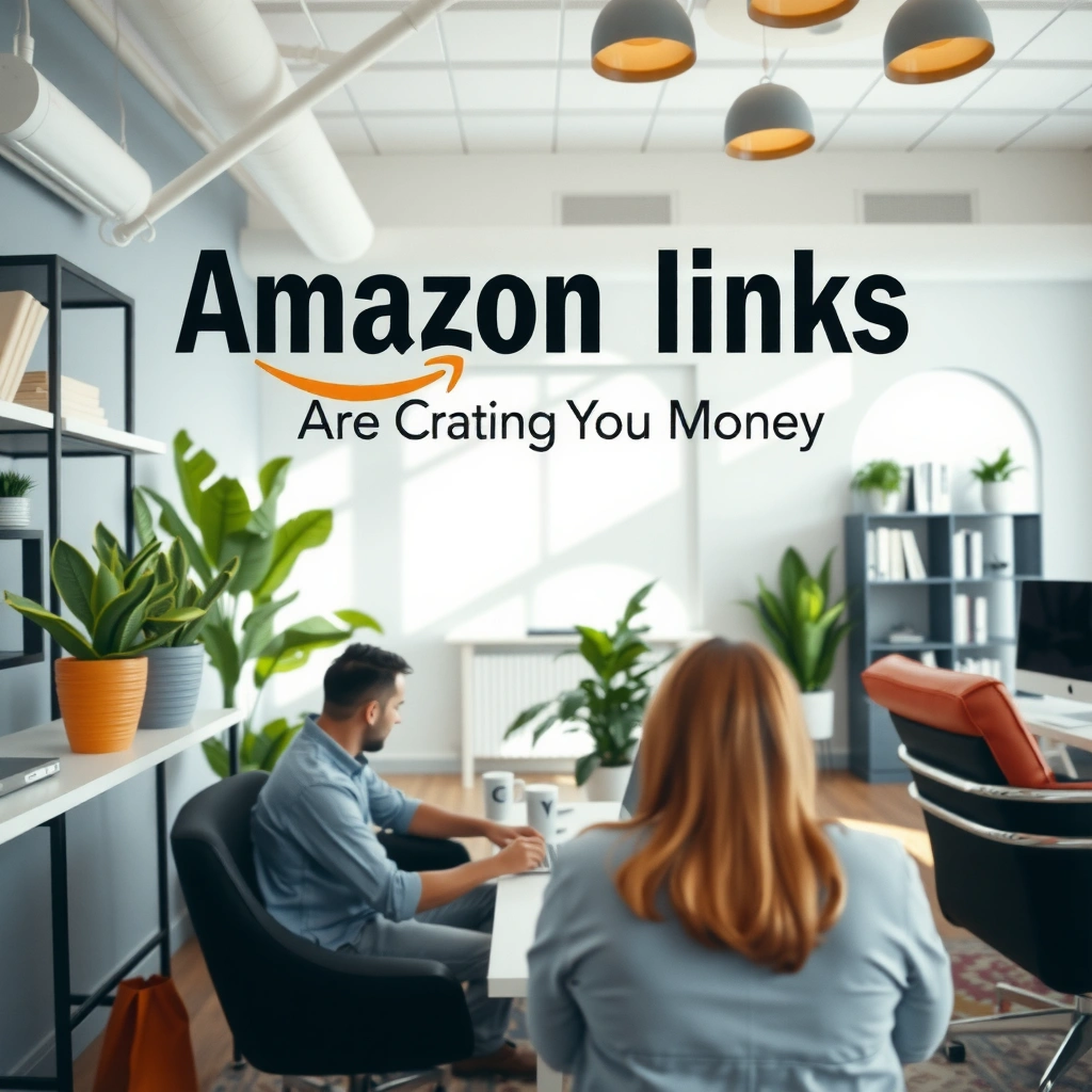 Illustration showing how manual Amazon links can lead to lost revenue for online marketers.